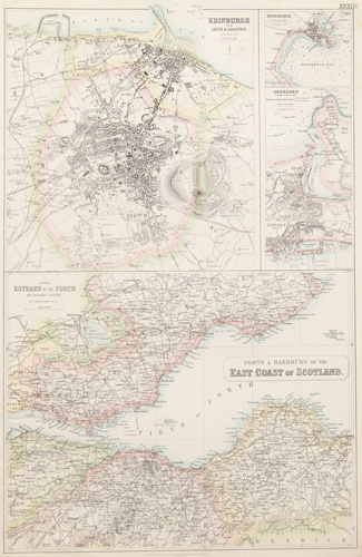 Ports & Harbours on the East Coast of Scotland 1860